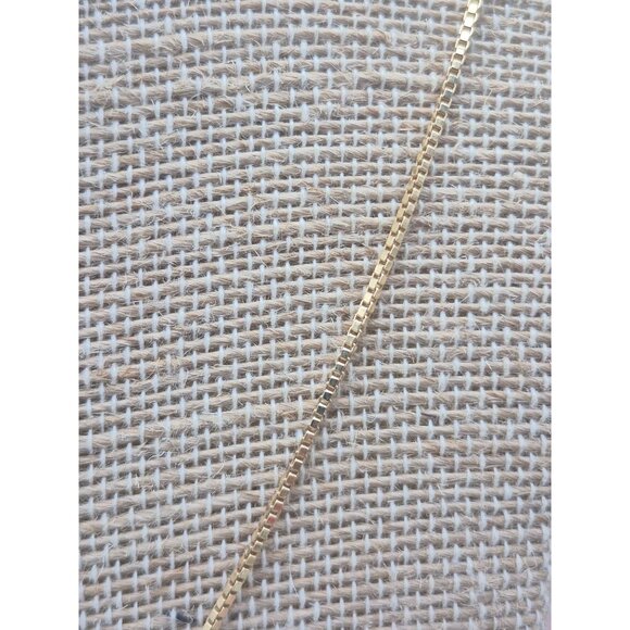 Child of Wild Luca Pendant Necklace 18K Gold Overlay Box Chain Etched Unisex - Picture 7 of 10